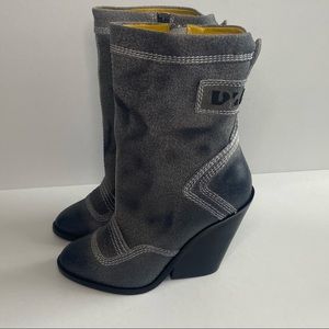 Diesel Wedge Boots